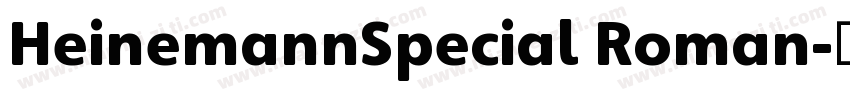 HeinemannSpecial Roman字体转换